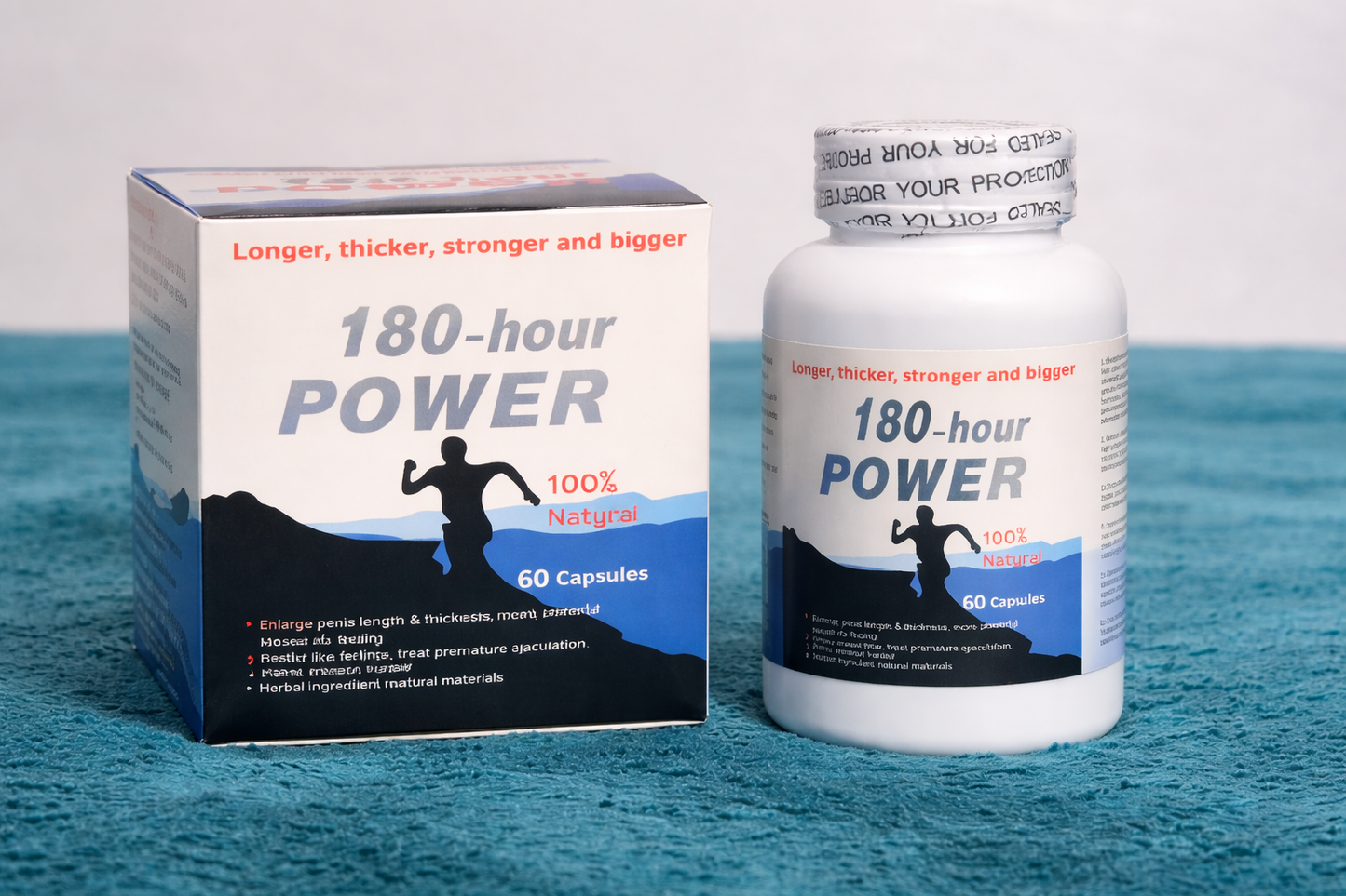 180-Hour Power – Booster de performance naturel pour la force, l'endurance et la confiance