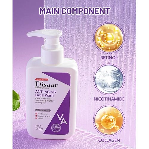 Disaar Anti-Aging Facial Wash – Firming & Brightening Cleanser