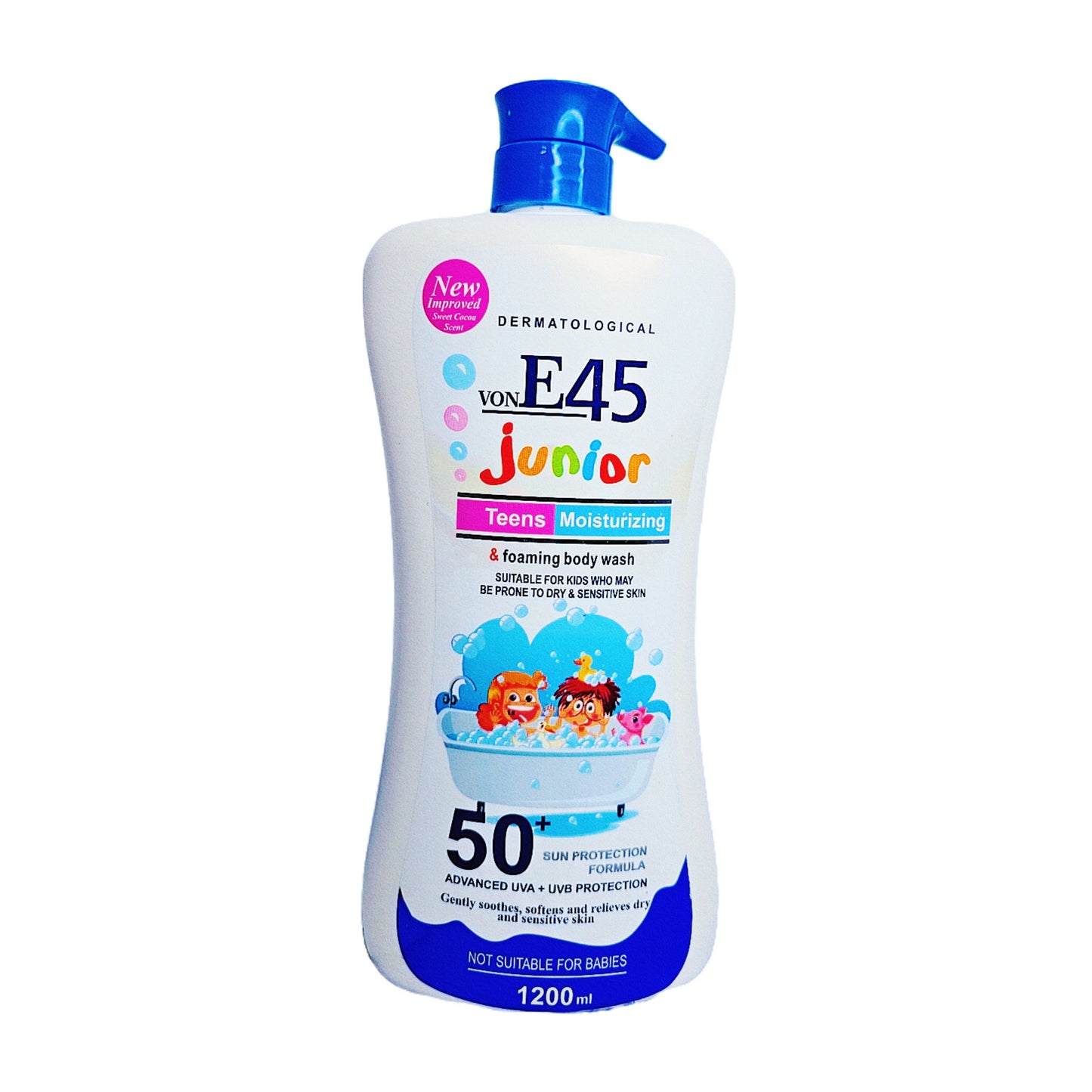 E45 Junior Teens Moisturizing Body Wash – Gentle Hydration for Sensitive Skin