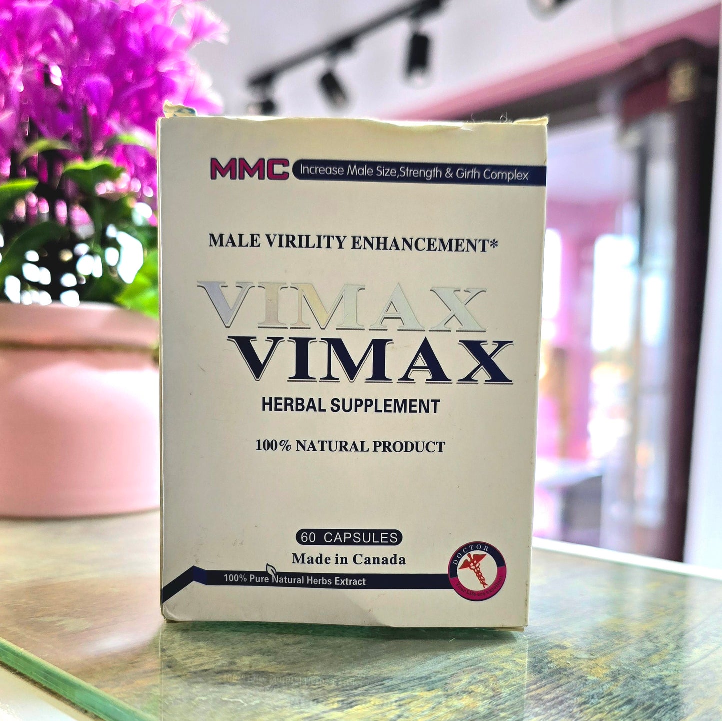 Vimax Male Virility Enhancement – 100% Natural Herbal Supplement (60 Capsules)