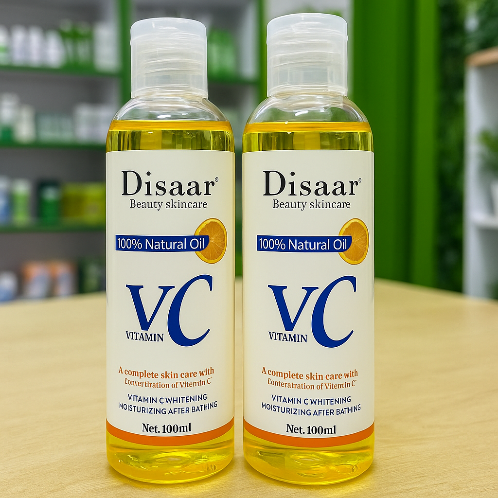 Disaar Vitamin C Whitening Oil โ Glow & Moisture Lock (100ml)