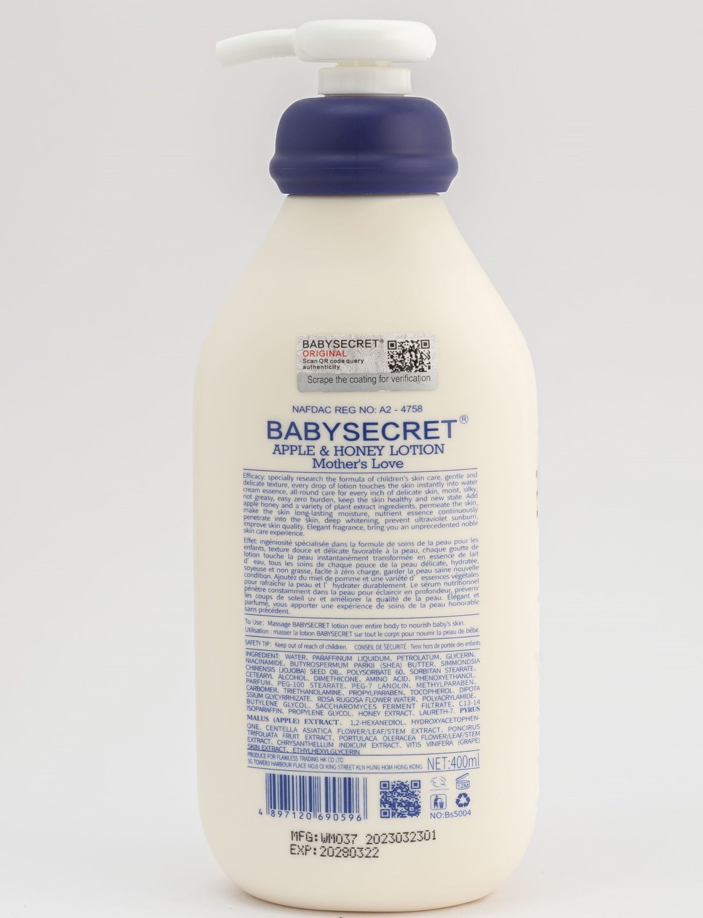 Baby Secret Apple & Honey Lotion