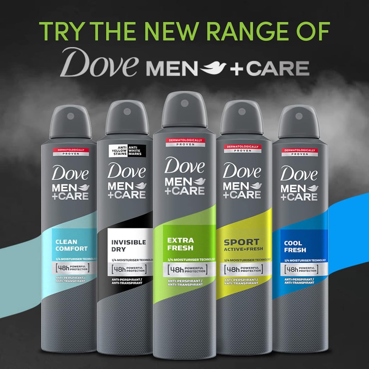 Dove Men+Care Extra Fresh Spray – 48H Powerful Protection (150ml)