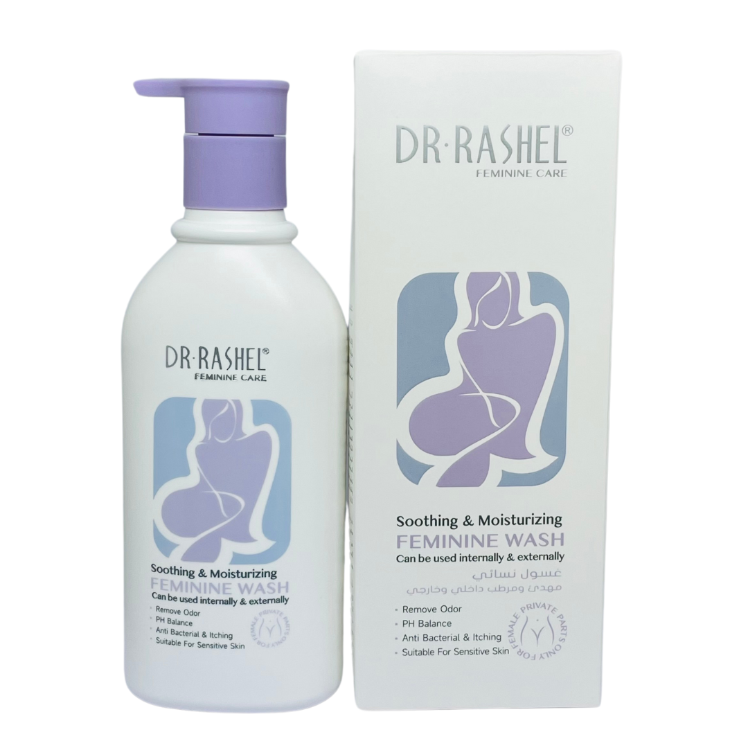 Dr. Rashel Soothing & Moisturizing Feminine Wash – pH Balancing & Odor Control