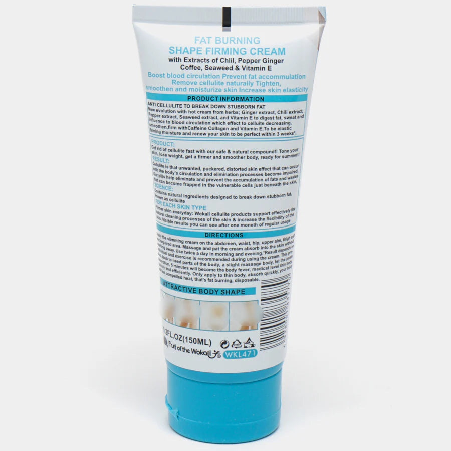 Fruit of the Wokali Cellulite Gel Cream – Slimming & Sculpting Formula (150ml)