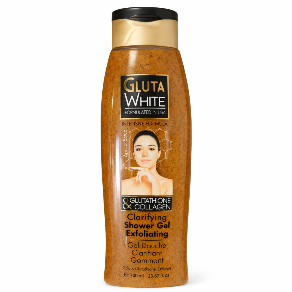 Gluta White Glutathione & Collagen Clarifying Exfoliating Shower Gel – 700ml