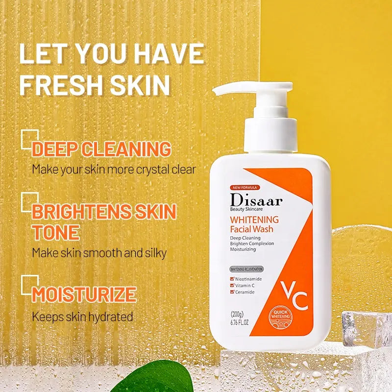 Disaar Whitening Facial Wash – Brightening & Even-Tone Formula