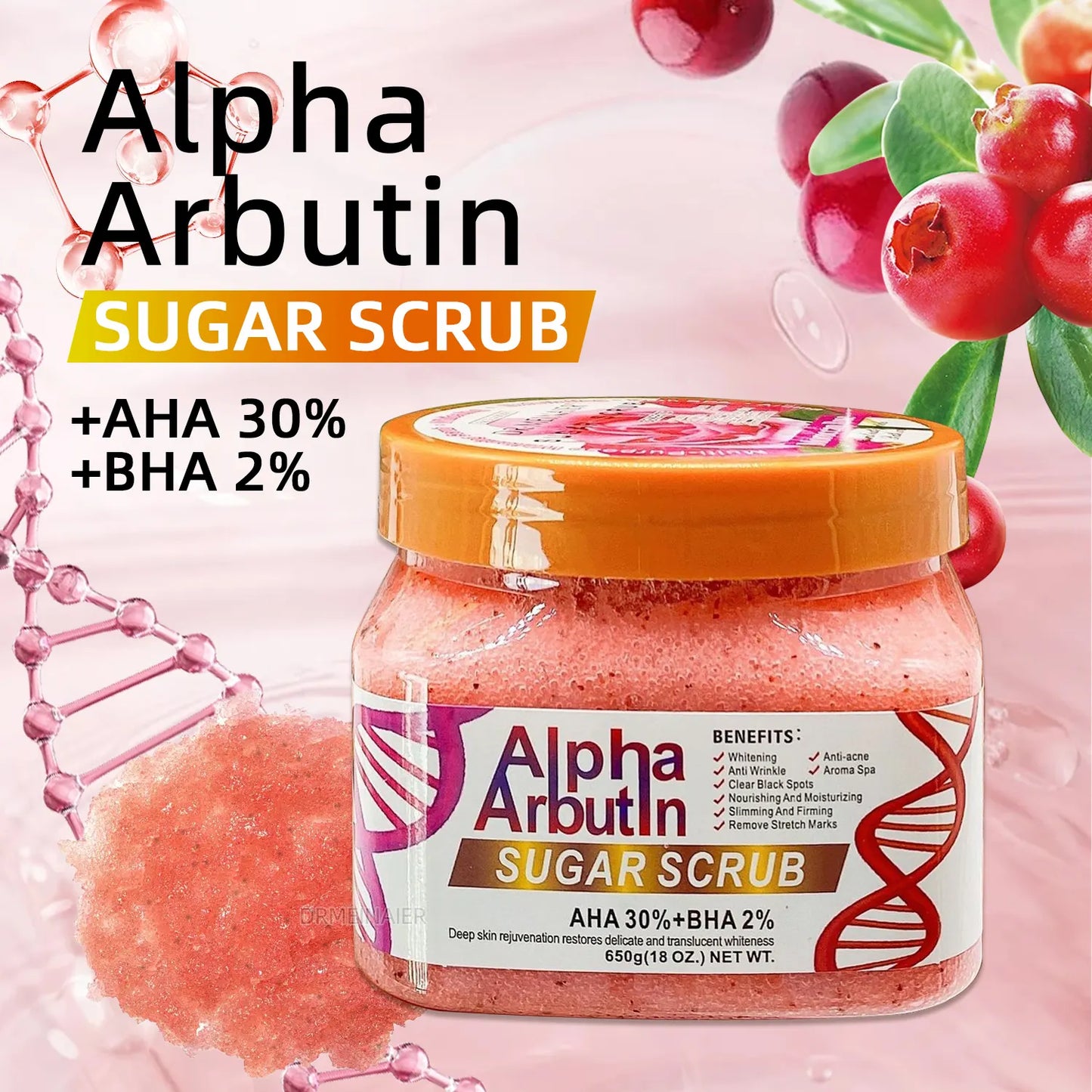 Alpha Arbutin Sugar Scrub