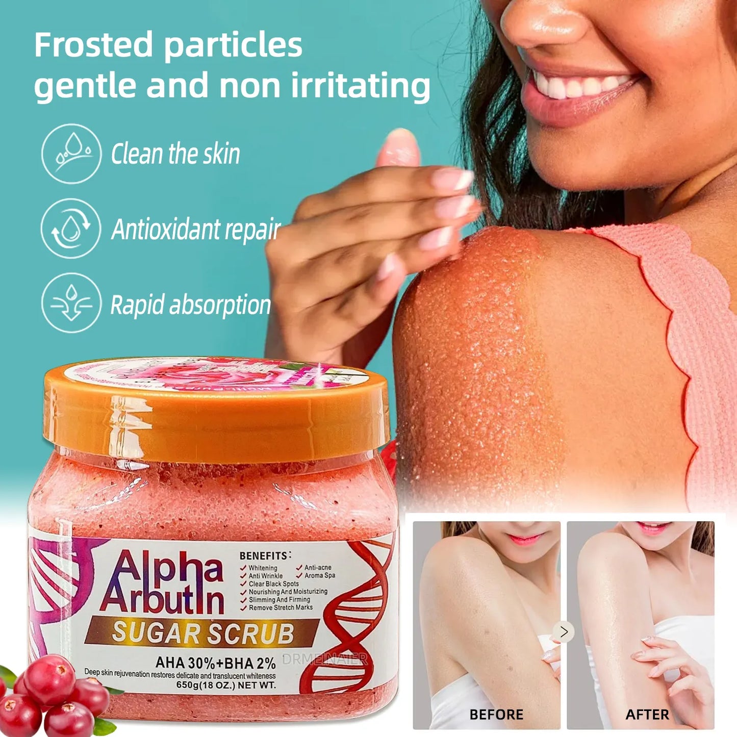 Alpha Arbutin Sugar Scrub