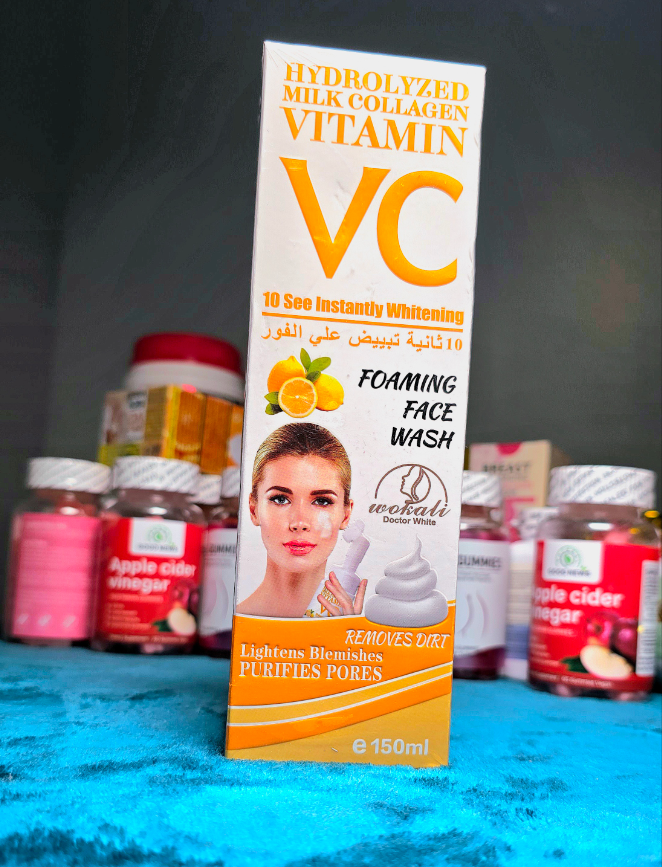Nettoyant moussant pour le visage à la vitamine C