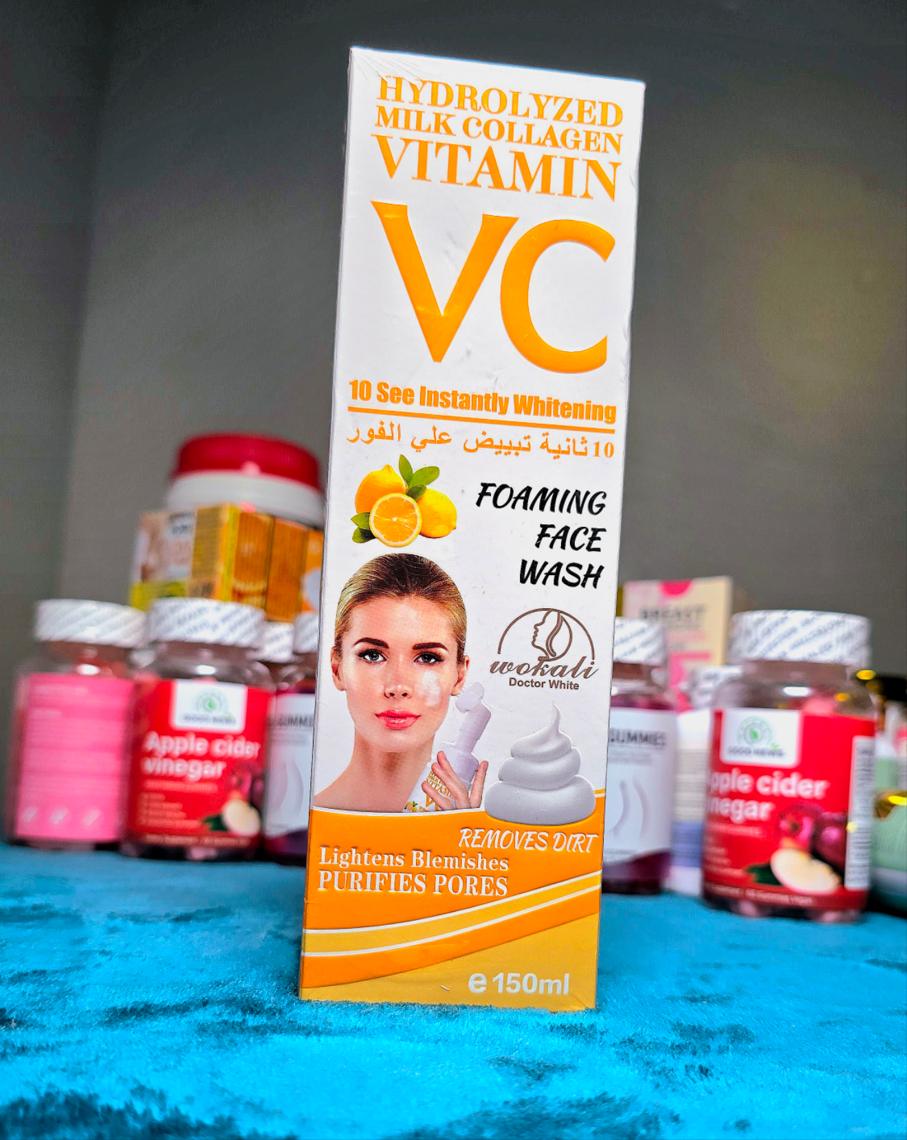 Nettoyant moussant pour le visage à la vitamine C