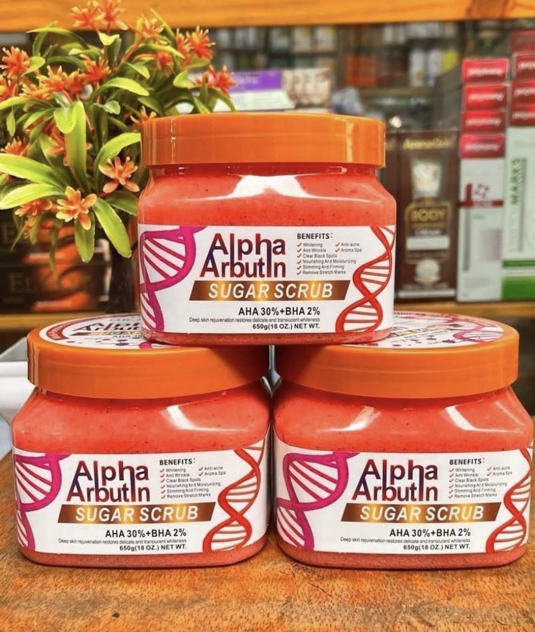 Alpha Arbutin Sugar Scrub