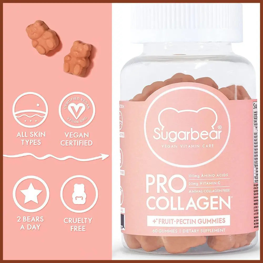 GOMMES PRO COLLAGÈNE FRUITS - PECTINE, 60 UNITÉS
