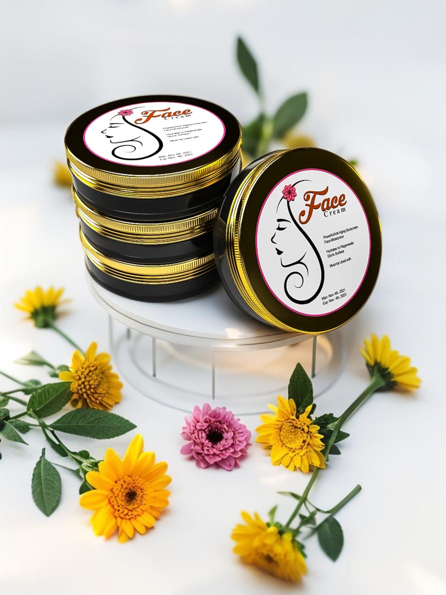 Crème visage au chocolat sucré