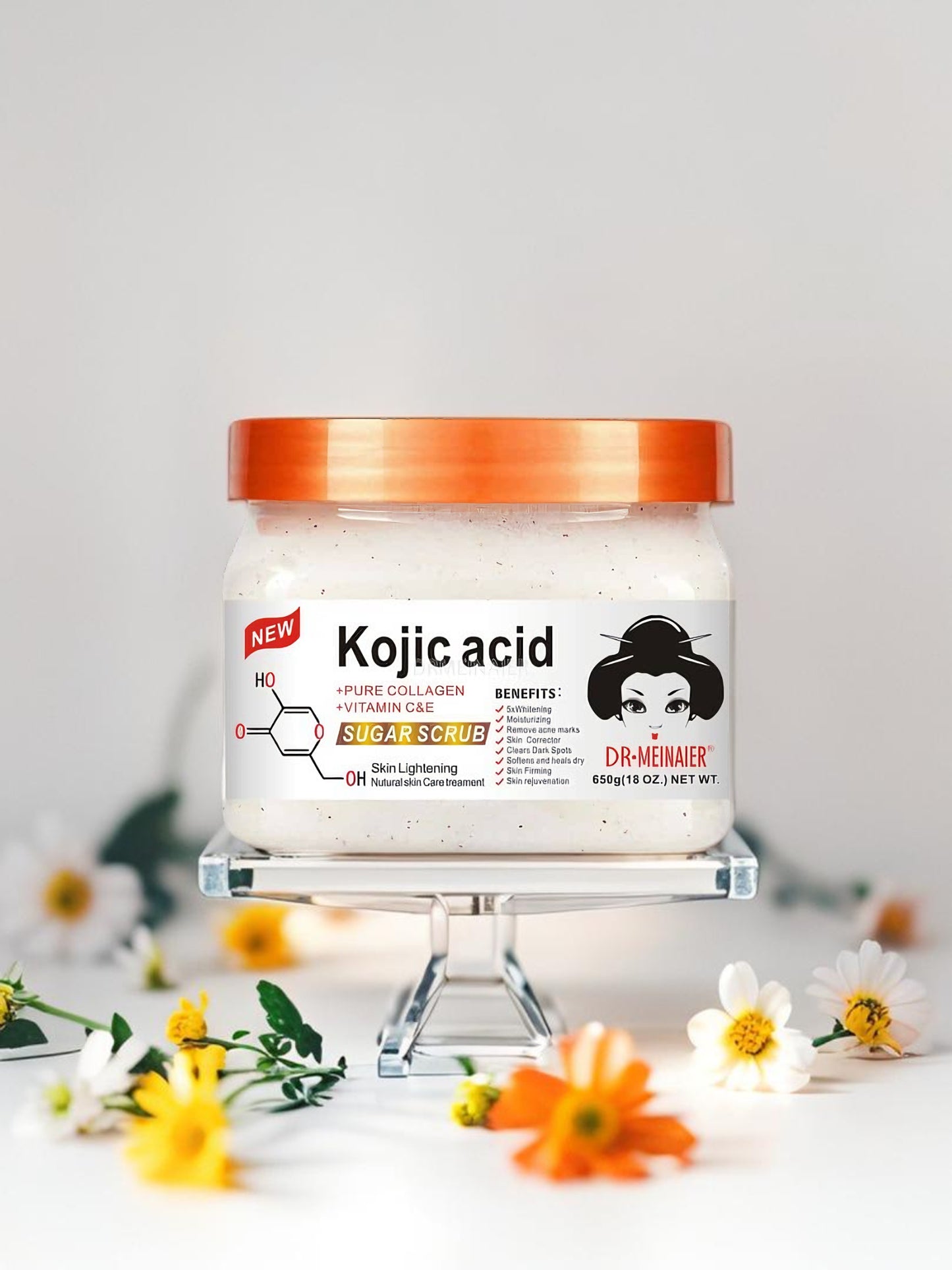 Dr. Meinaier Kojic Acid Sugar Scrub
