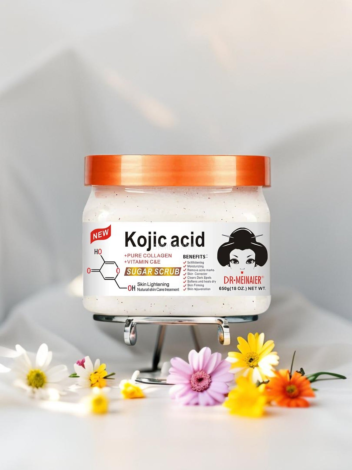 Dr. Meinaier Kojic Acid Sugar Scrub
