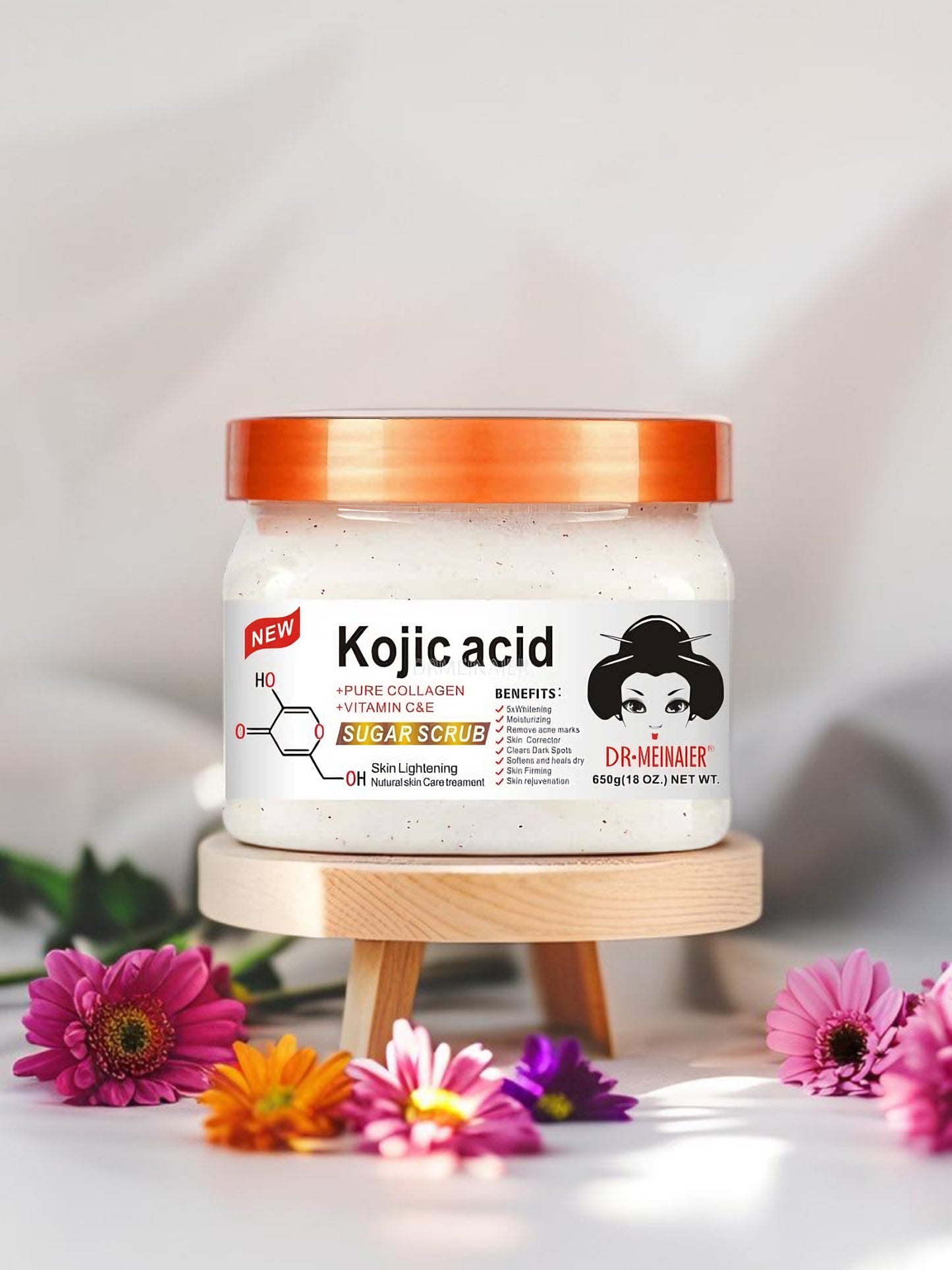 Dr. Meinaier Kojic Acid Sugar Scrub