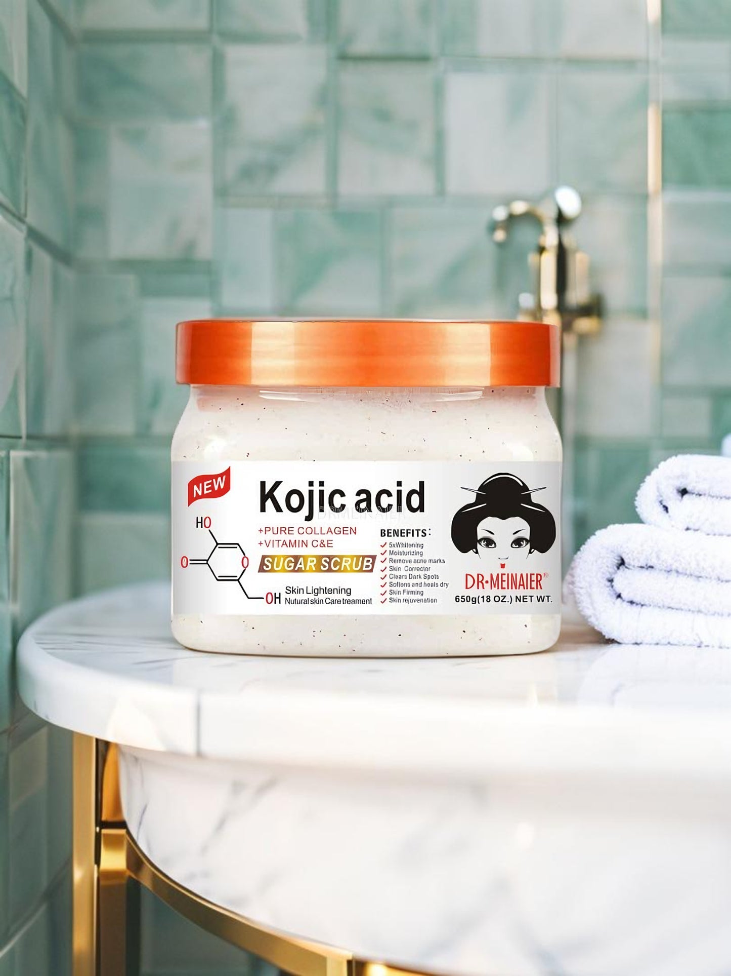Dr. Meinaier Kojic Acid Sugar Scrub