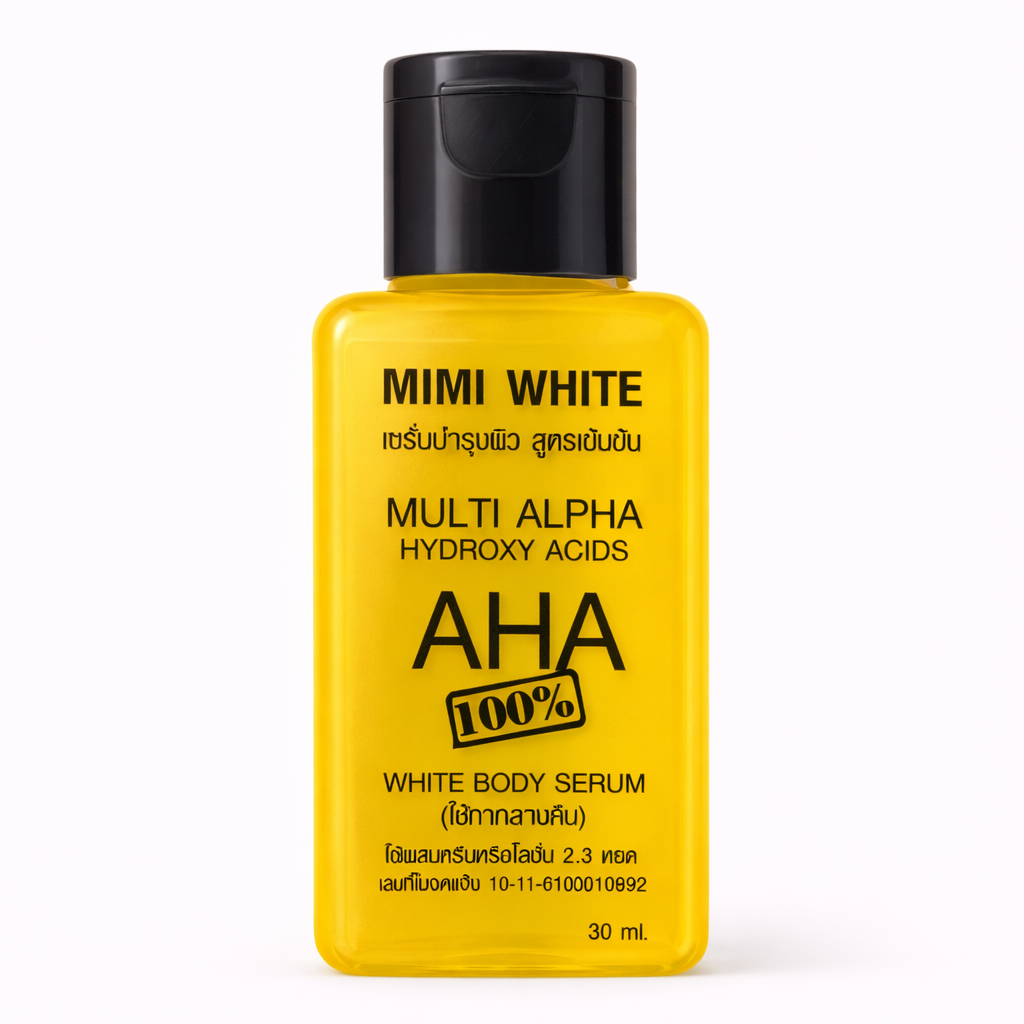 Mimi White AHA 100% – White Body Serum (30ml)