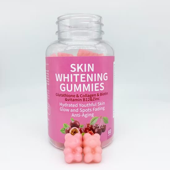 Gummies blanchissantes pour la peau – Éclat hydraté et atténuation des taches