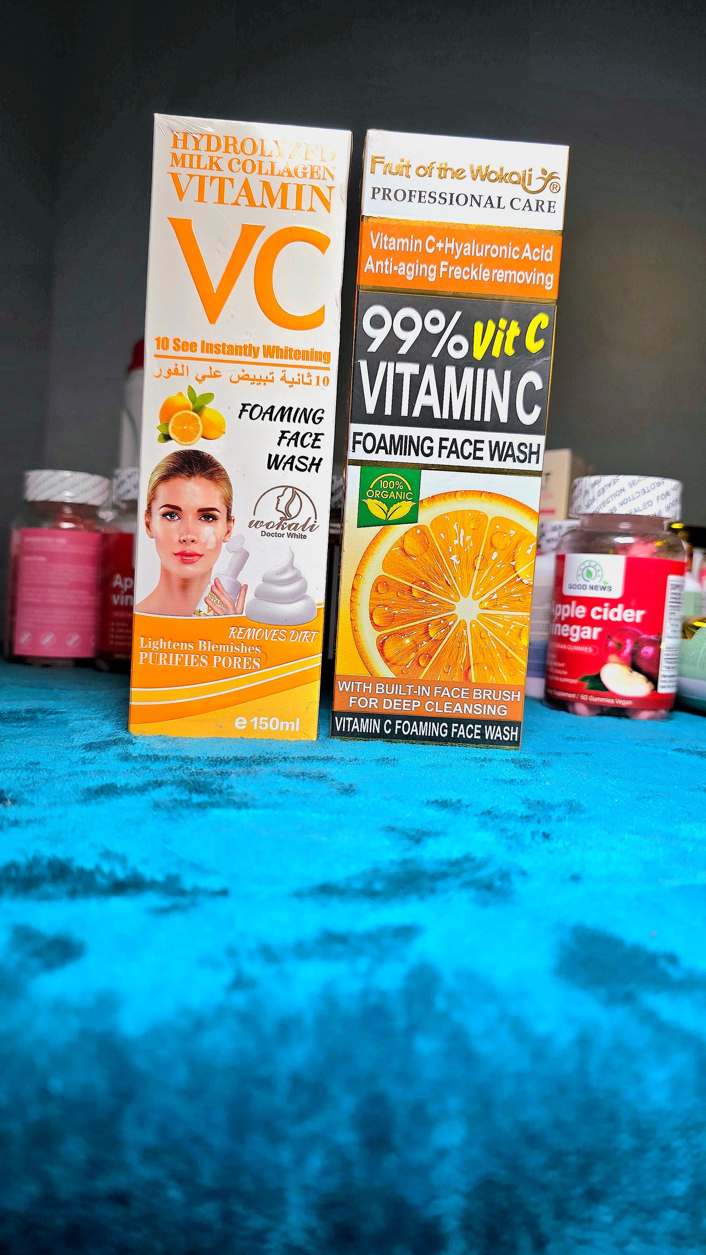 Nettoyant moussant pour le visage à la vitamine C
