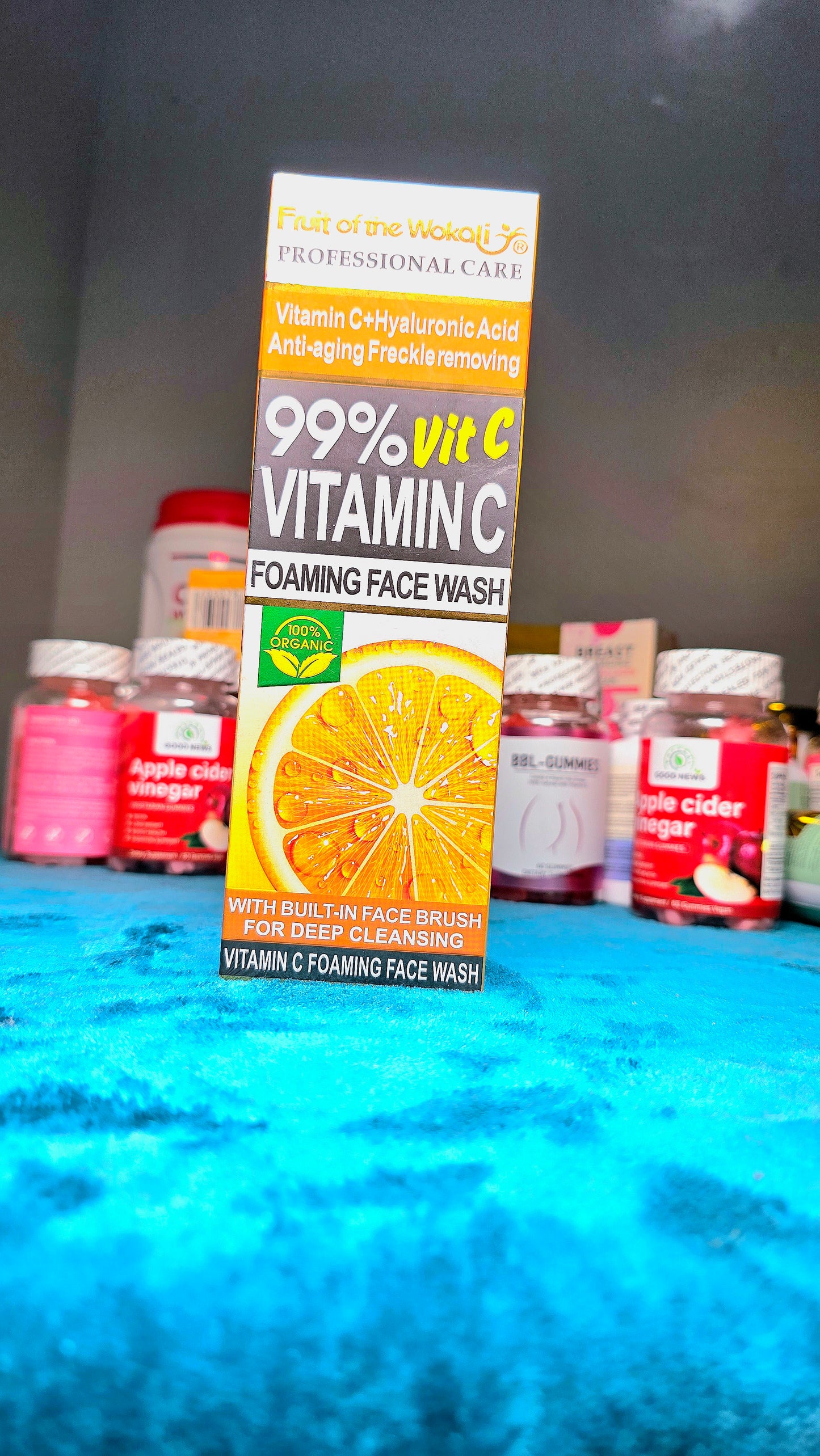 Nettoyant moussant pour le visage à la vitamine C