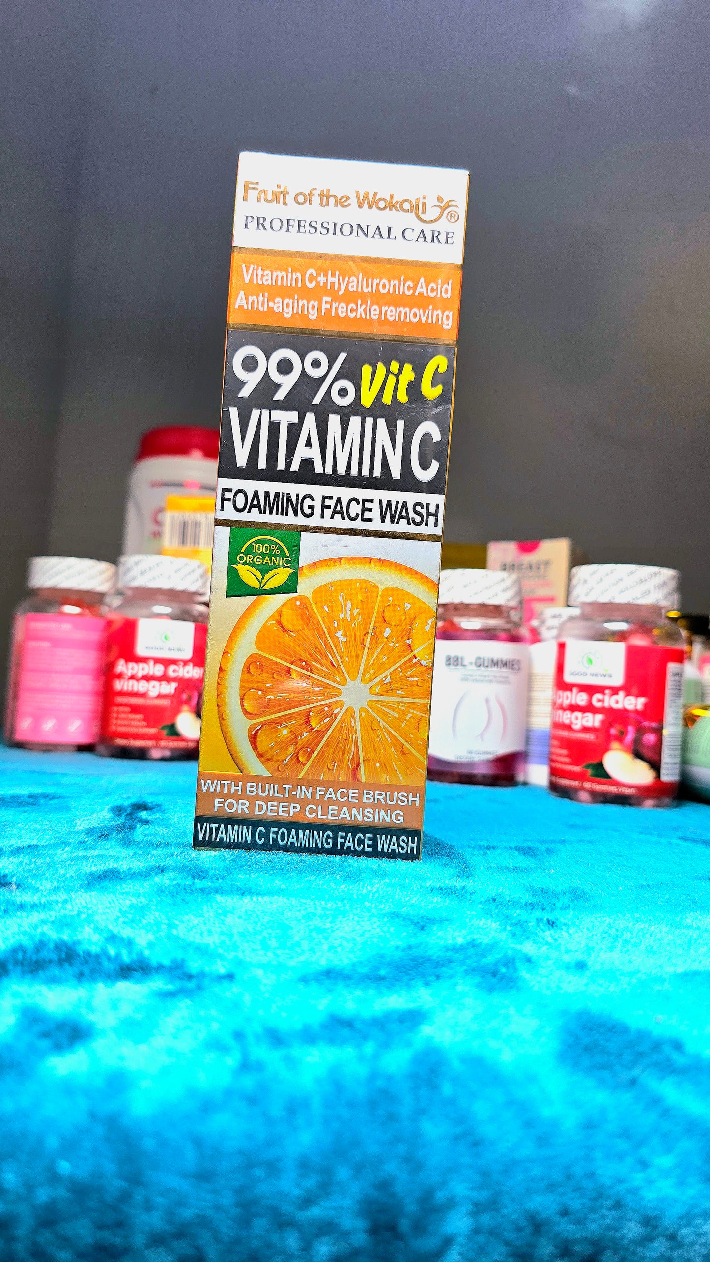 Nettoyant moussant pour le visage à la vitamine C