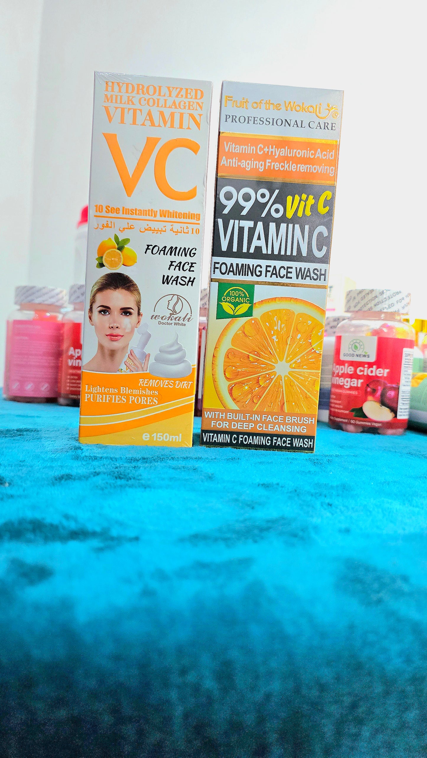 Nettoyant moussant pour le visage à la vitamine C