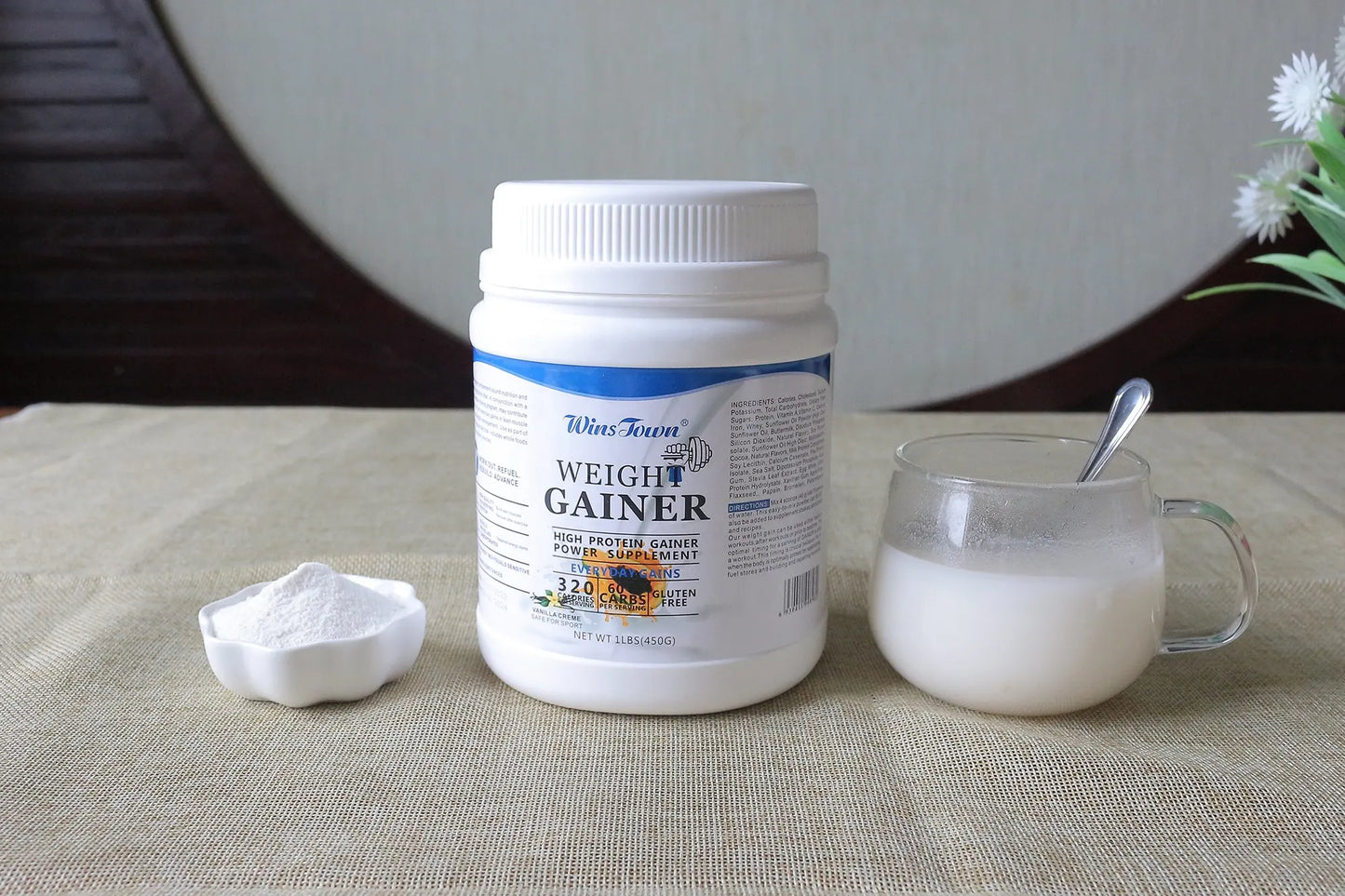 WinsTown Weight Gainer – Complément riche en protéines pour des gains quotidiens