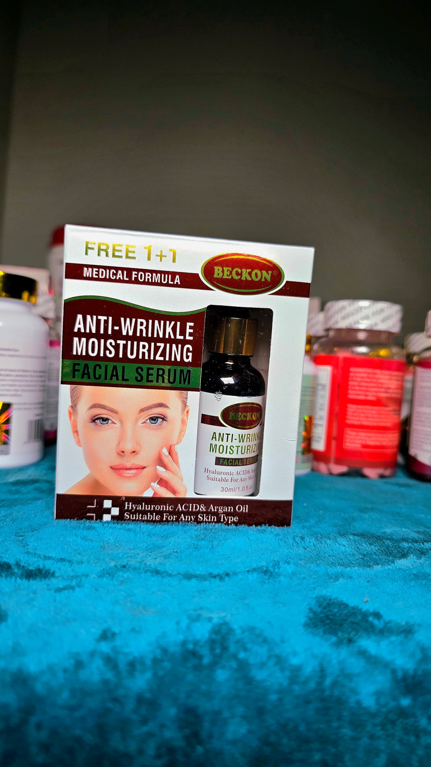 Sérum hydratant anti-rides pour le visage de Beckon