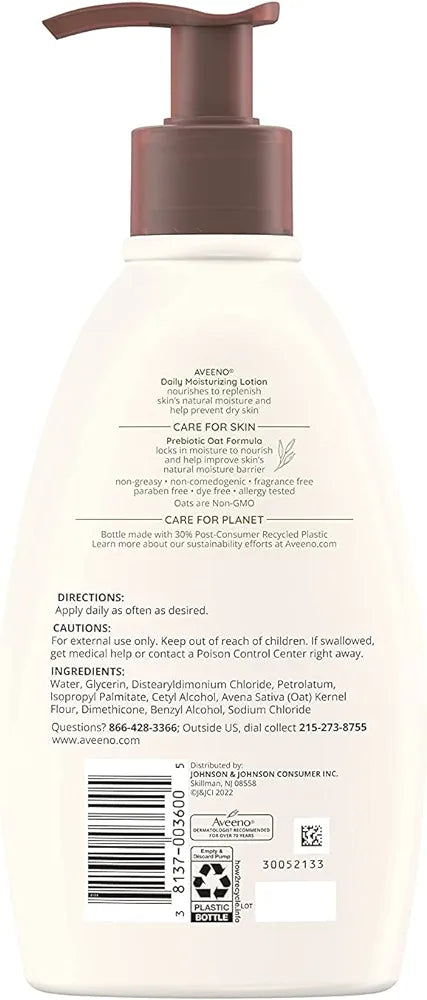 Lotion hydratante quotidienne AVEENO