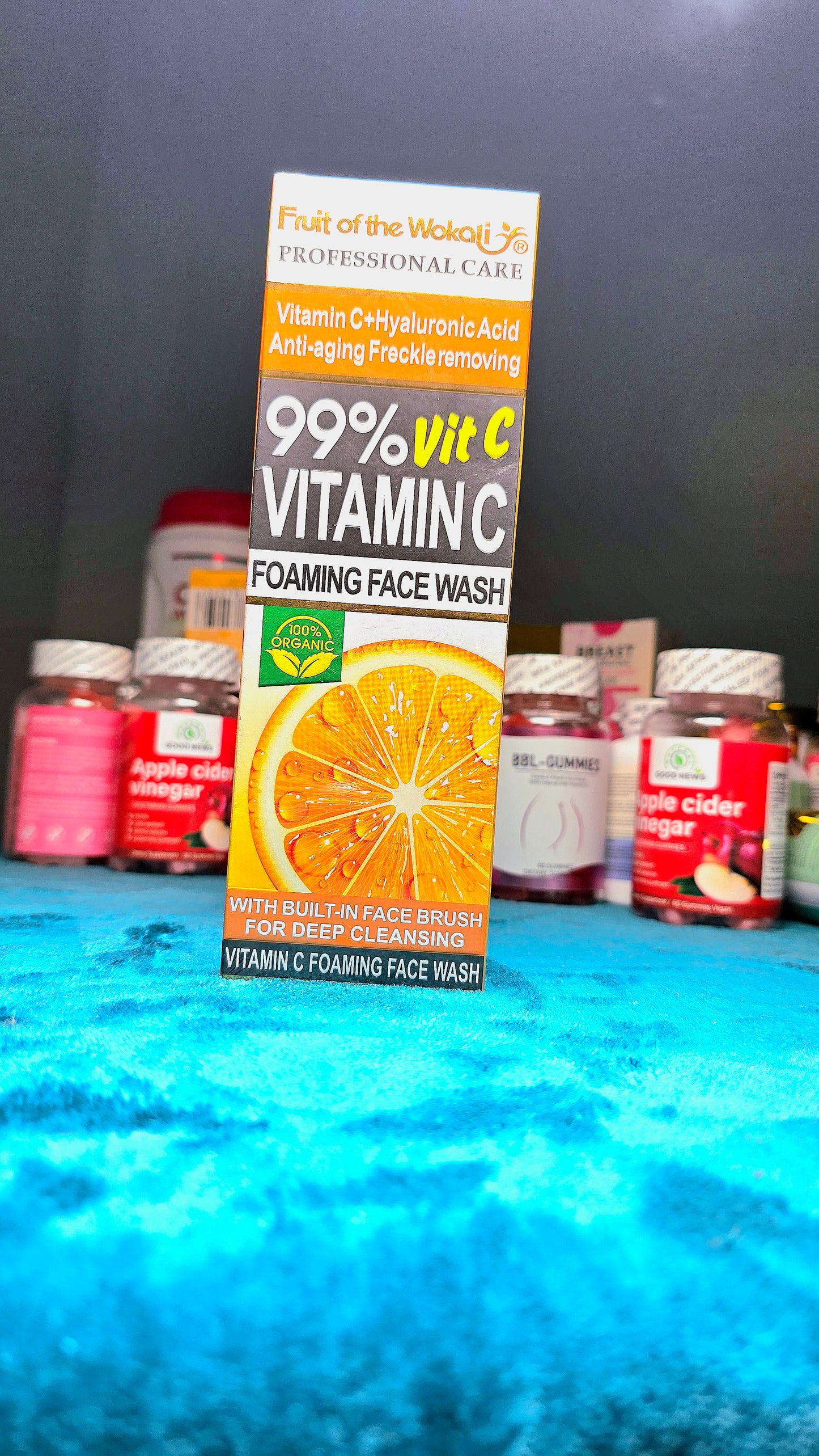 Nettoyant moussant pour le visage à la vitamine C