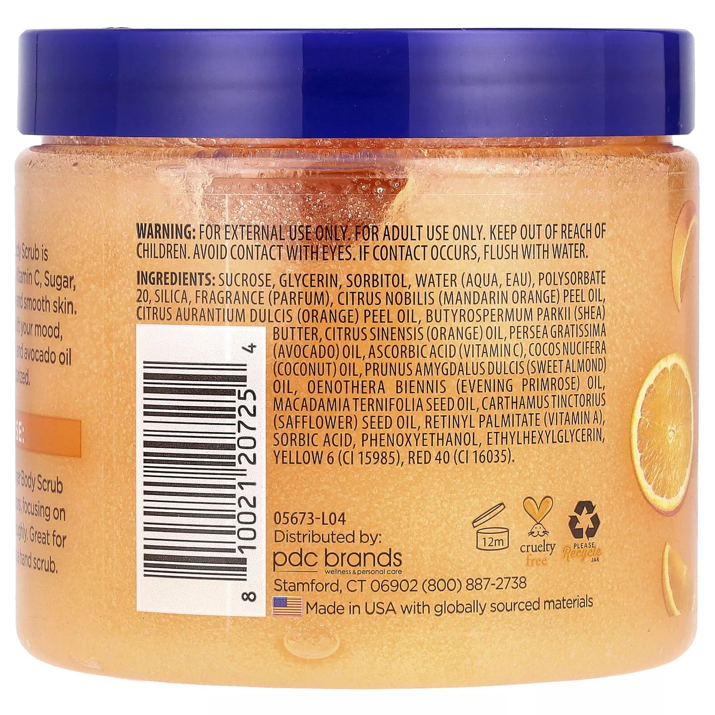 Dr Teal's Shea Sugar Scrub โ Citrus