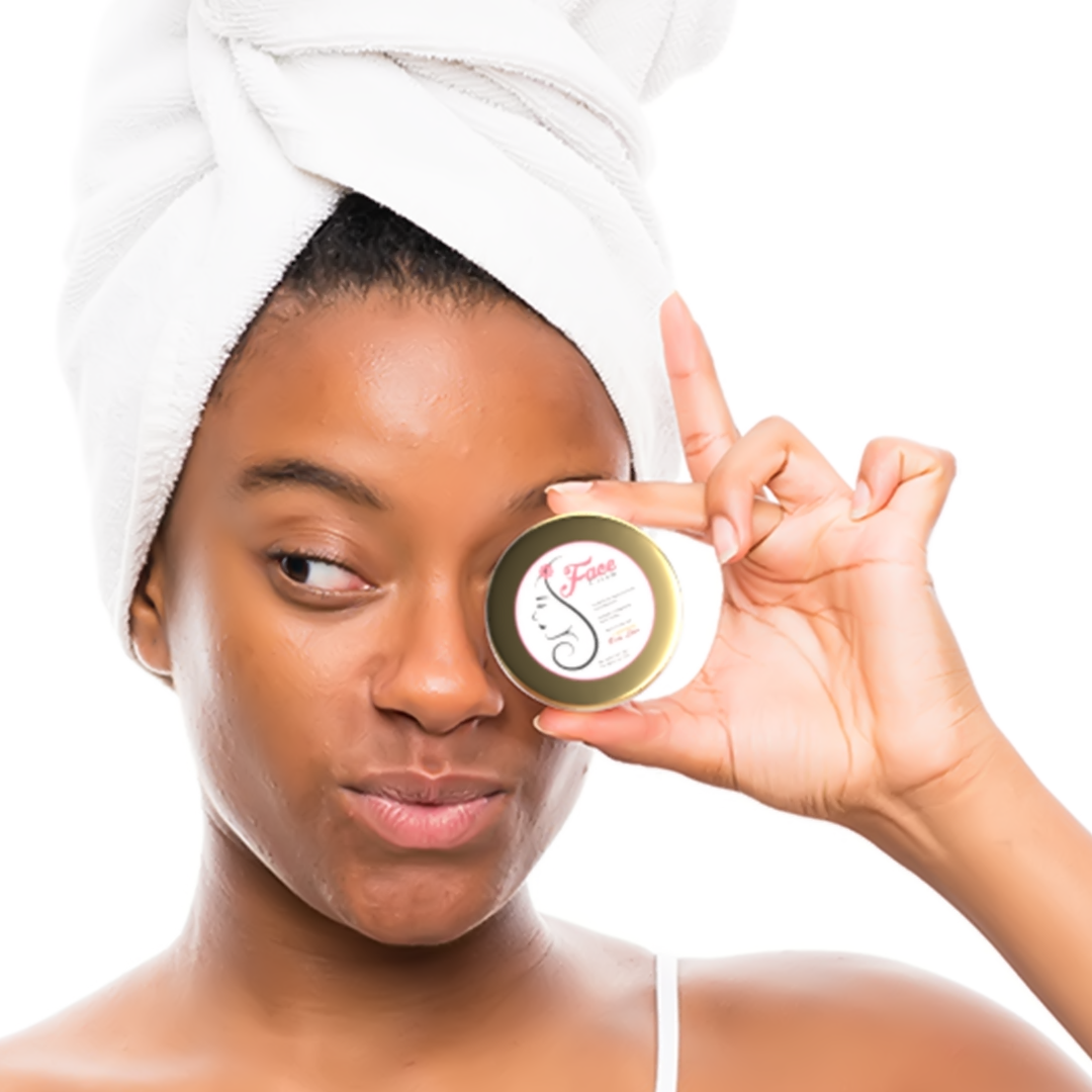 Crème visage au chocolat sucré
