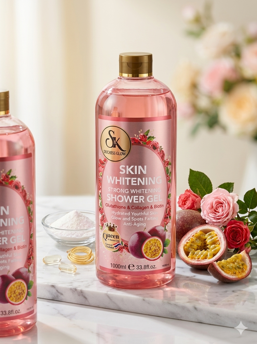 S&K Duchess Glow: Strong Skin Whitening & Anti-Aging Shower Gel (1000ml)