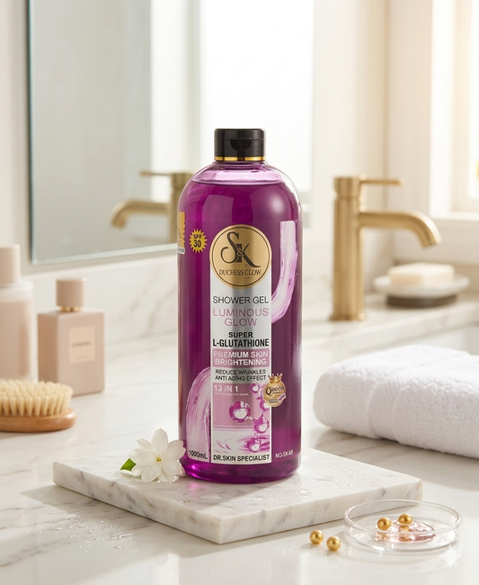S&K Duchess Glow Luminous Glow Shower Gel (1000mL) – 13-in-1 Super L-Glutathione Formula