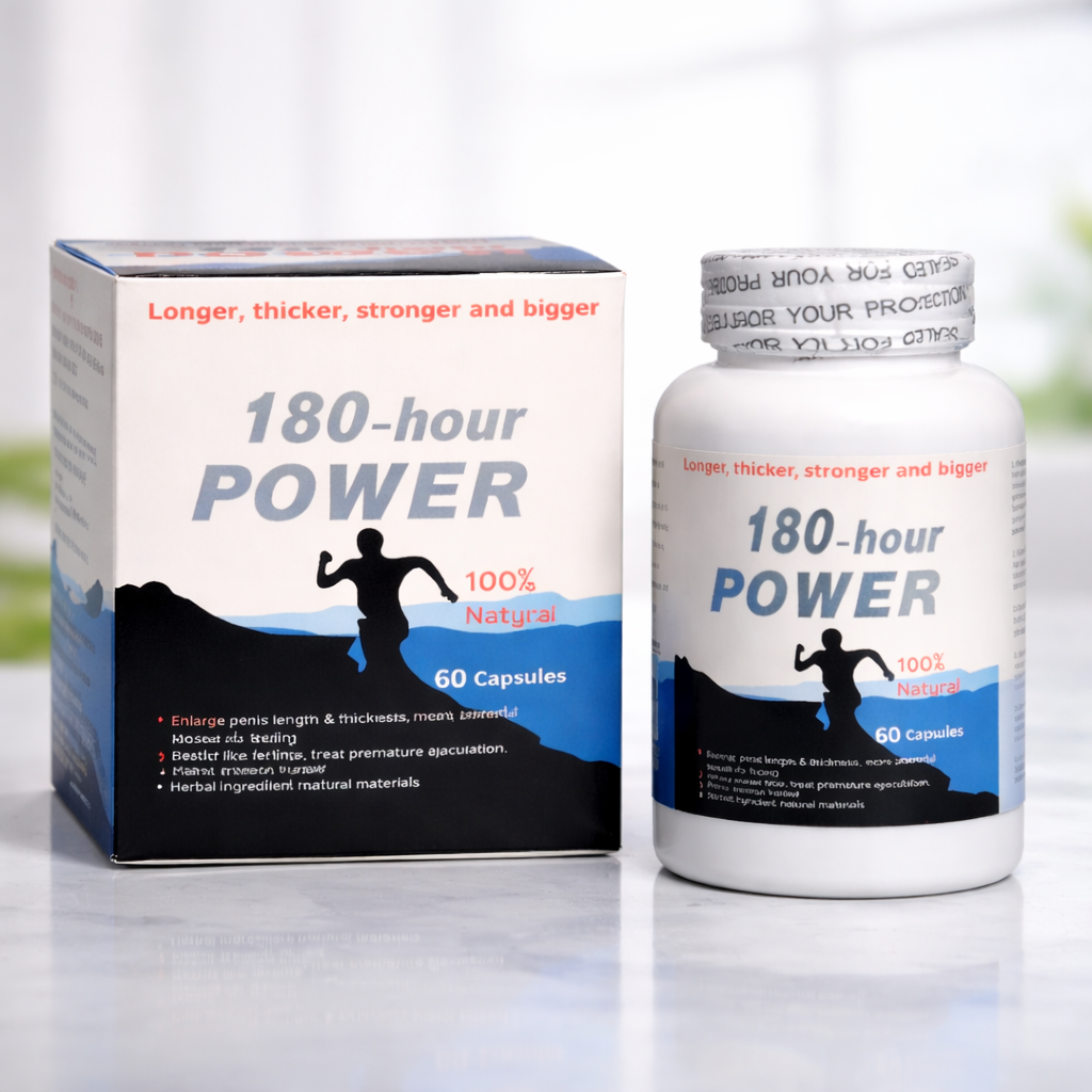 180-Hour Power – Booster de performance naturel pour la force, l'endurance et la confiance