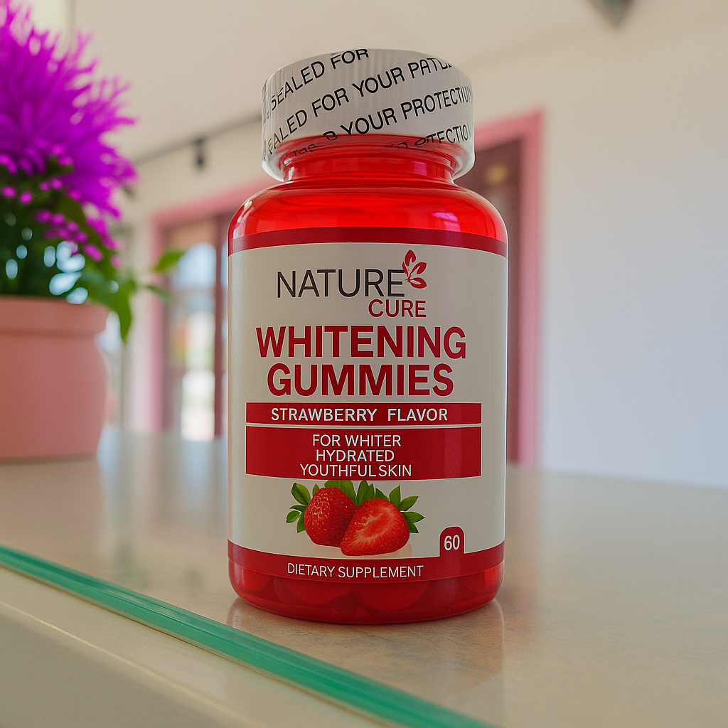 Gummies blanchissantes pour la peau – Éclat hydraté et atténuation des taches