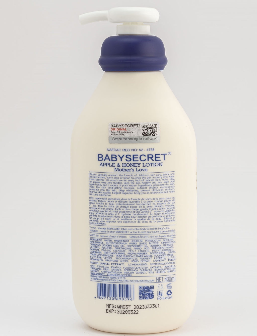 Baby Secret Apple & Honey Lotion