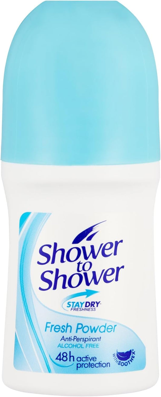 Shower to Shower Fresh Powder Roll-On 50 ml