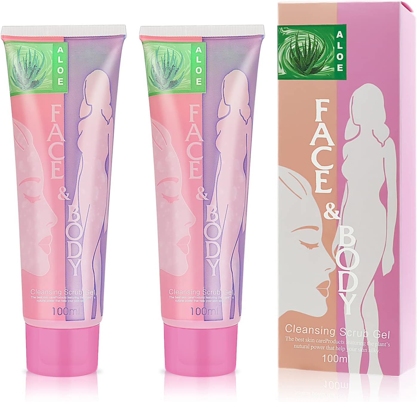 Face & Body Scrub Gel – Deep Cleansing + Hydrating Glow (100ml)