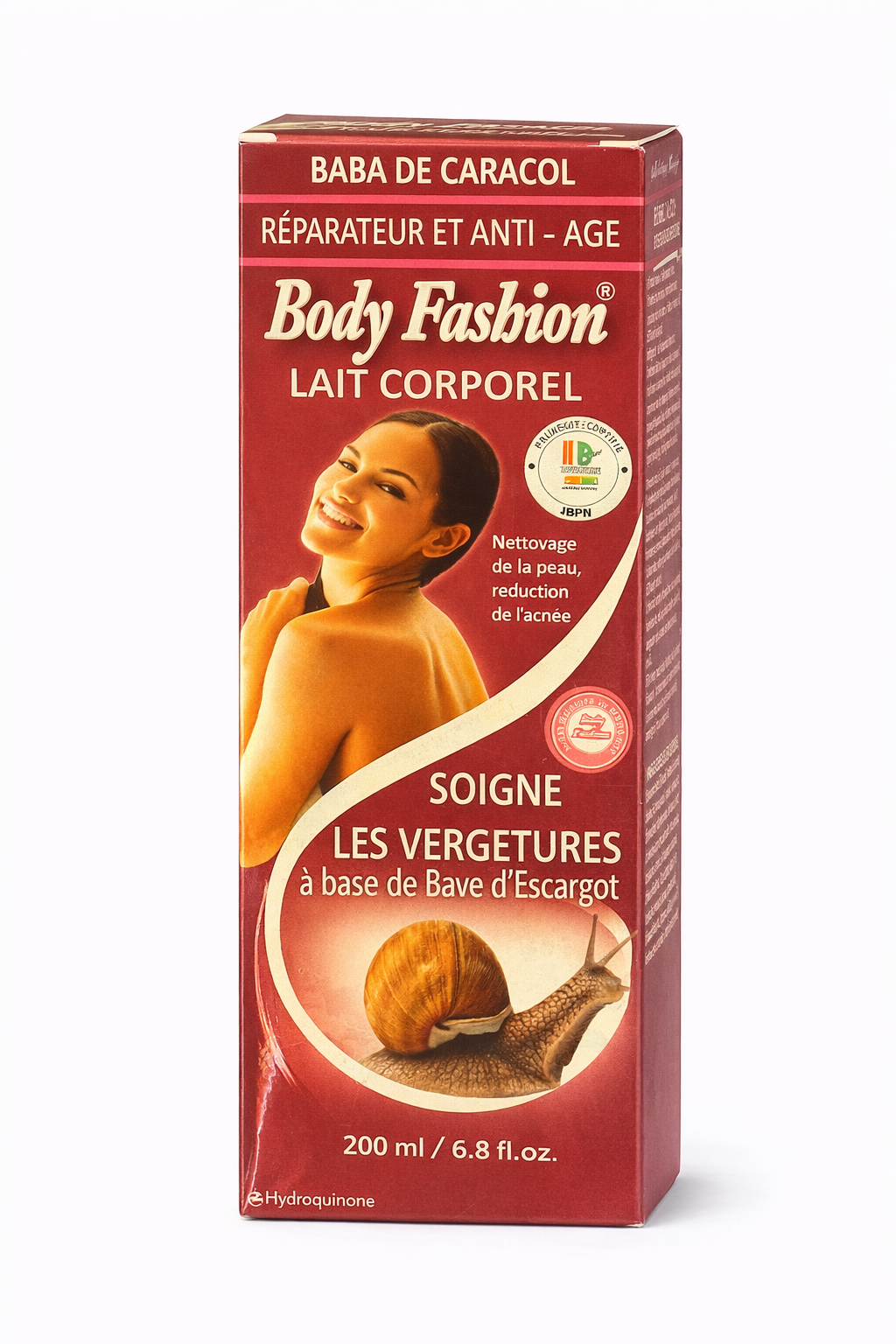 Body Fashion Snail Mucin Body Lotion (Baba de Caracol) – Repair & Anti-Age