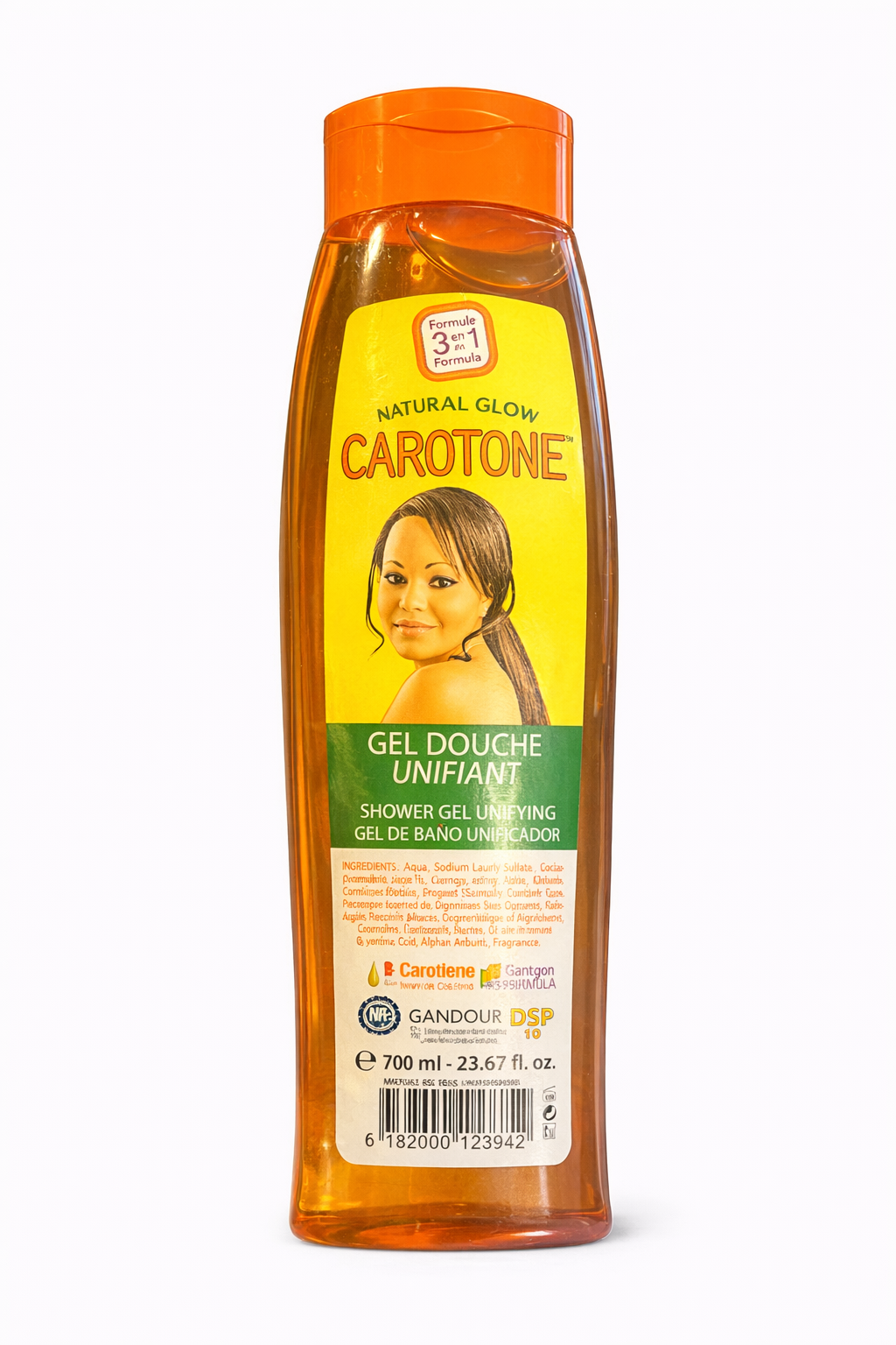 Carotone Natural Glow Unifying Shower Gel – 3-in-1 Formula (700ml)