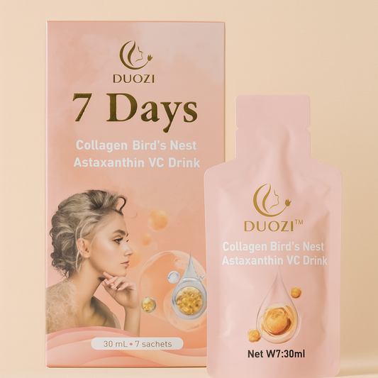 DUOZI™ 7 Days Collagen Bird’s Nest Astaxanthin VC Drink – 7 Sachets (30ml each)