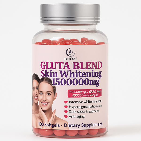 DUOZI Gluta Blend Skin Whitening  1500000mg (100 Softgels)  Perfect  Picture Cosmetics