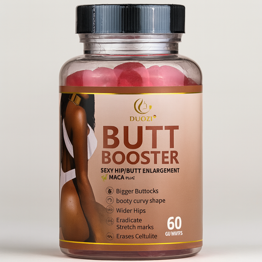 DUOZI® Butt Booster Gummies – 60 Pieces (Sexy Hip & Butt Enlargement with Maca Plus)