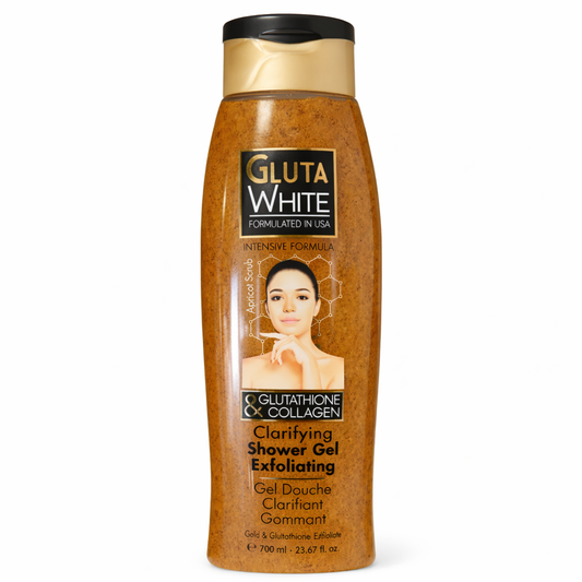 Gluta White Glutathione & Collagen Clarifying Exfoliating Shower Gel – 700ml