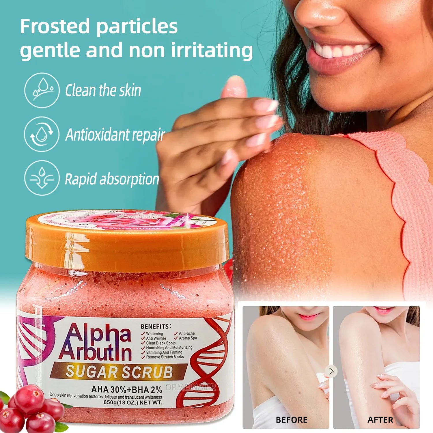 Alpha Arbutin Sugar Scrub