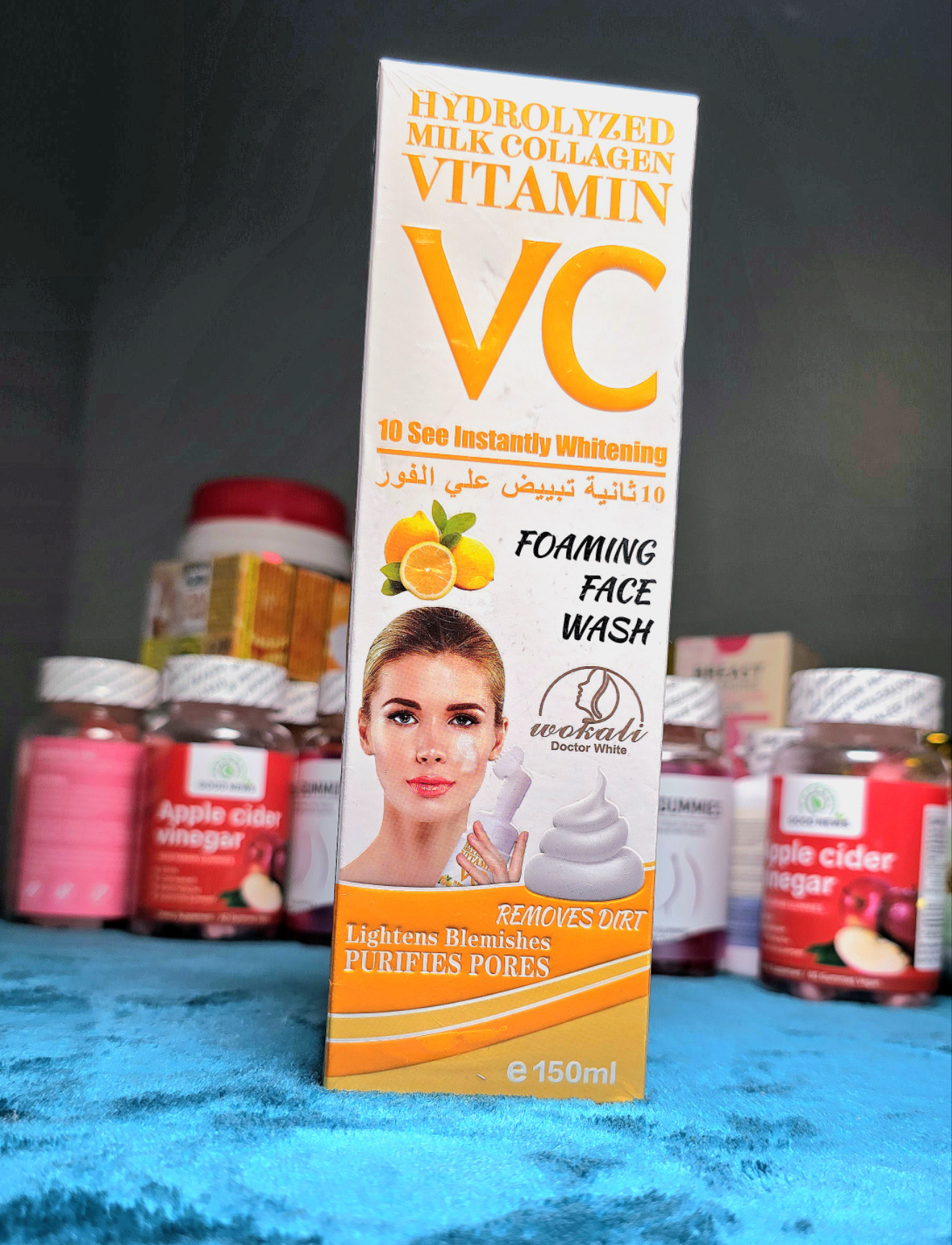 Nettoyant moussant pour le visage à la vitamine C