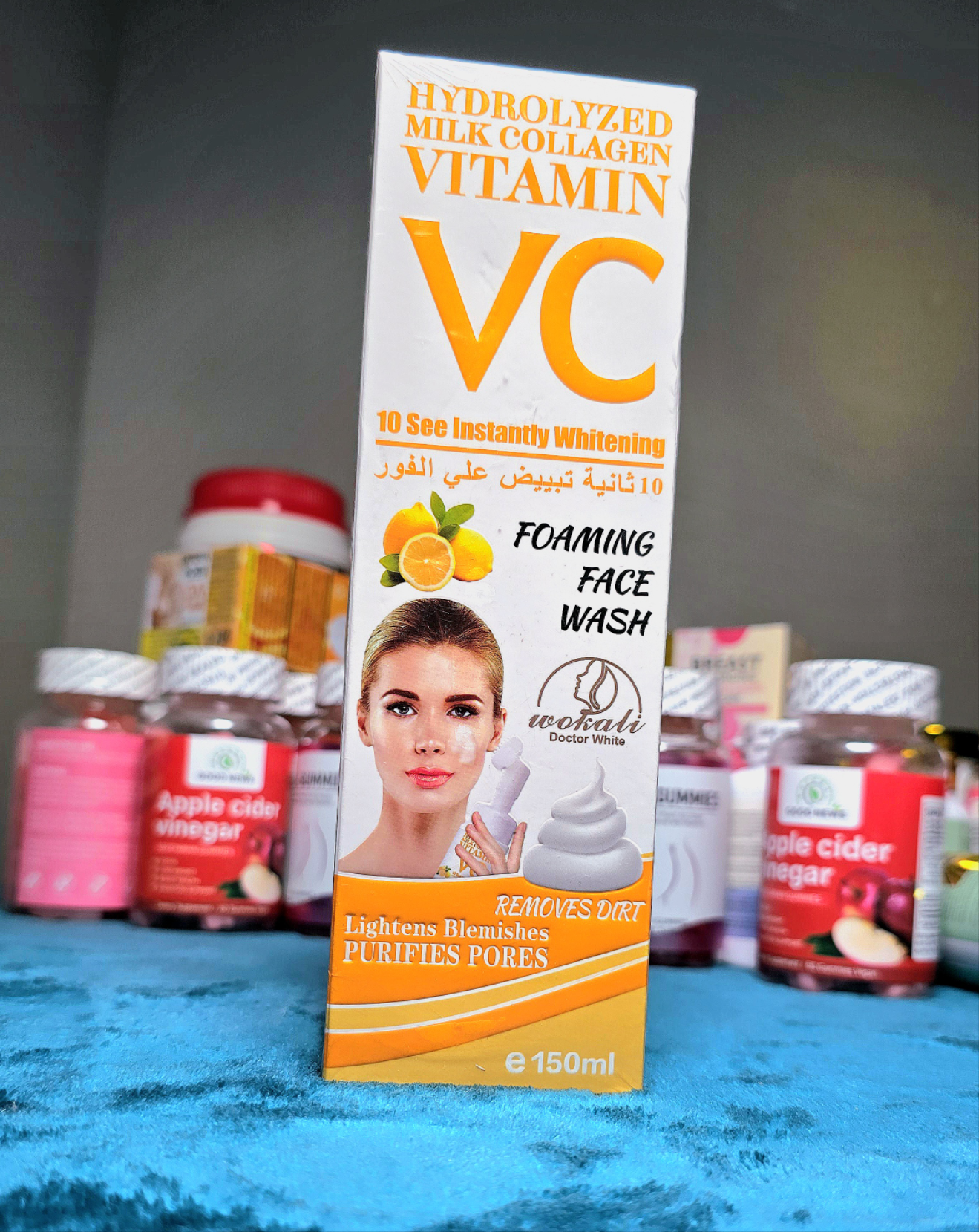 Nettoyant moussant pour le visage à la vitamine C